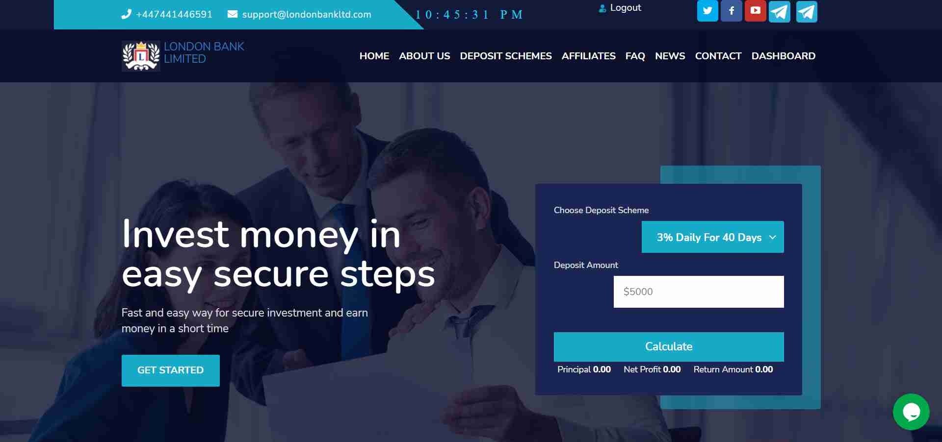 HYIP - London Bank Limited London Bank Limited